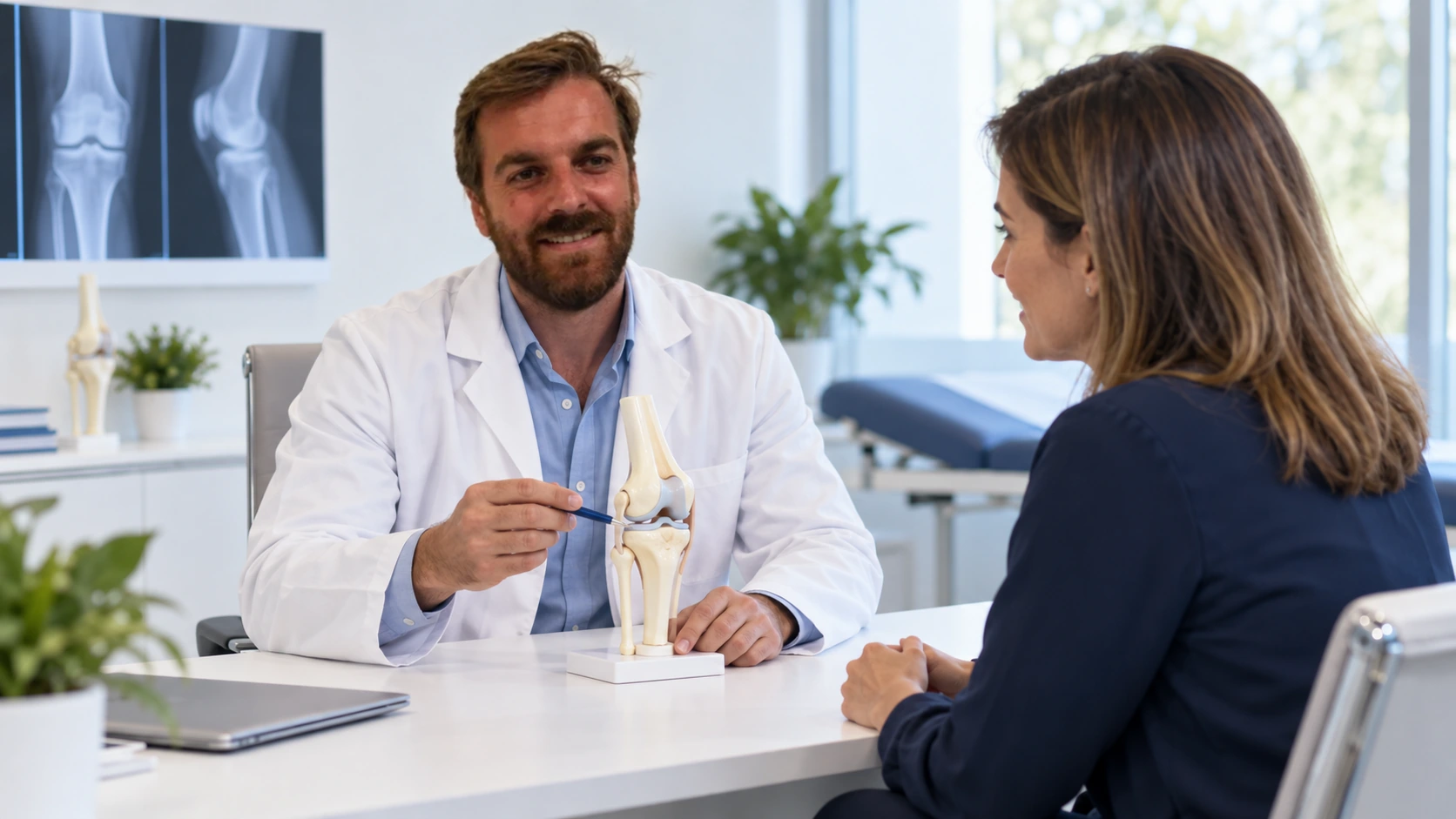 Recreación de una consulta de traumatología